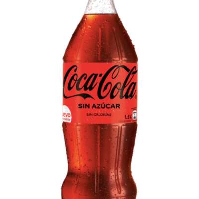 Coca cola zero 1.5 litros 